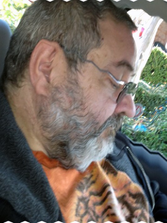 Photo of Don by Jeanne (rippled in Photo Booth)