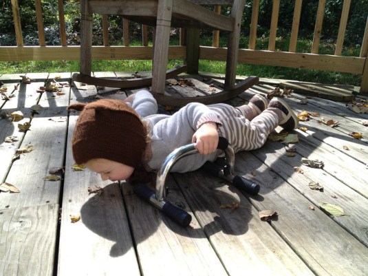 Oliver Tries Push-Ups