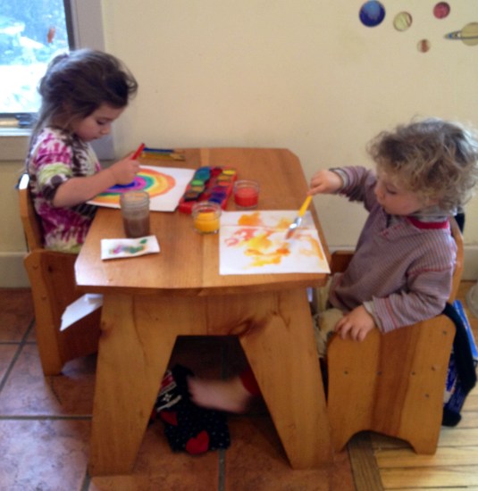 Snowfall is a call to paint!