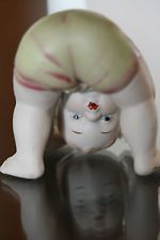 Antique Boy Doll/Assume the position!