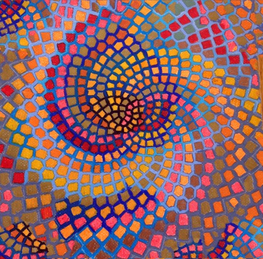 This is my color rendering of Fibonacci's math formula