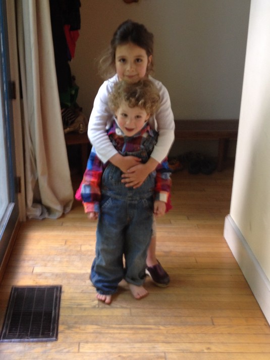 Who's hiding behind Oliver?