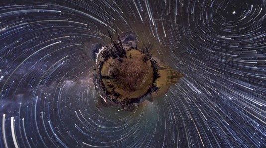 This is a stop-action shot of the Universe