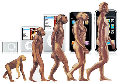 Yesterday I fell into the evolution of iPod