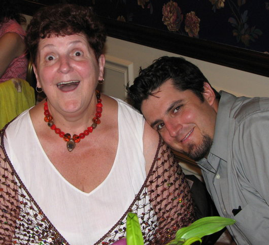 Jeanne and Owen At a Wedding Shower  for Quenby  7-15-2007