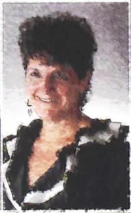 Watercolor of Jeanne 1988 The year I met Don