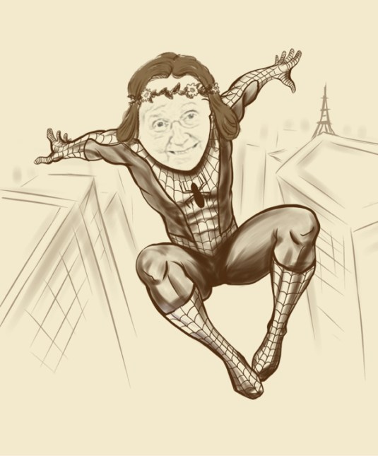 Jeanne somersaults April 12, 2015