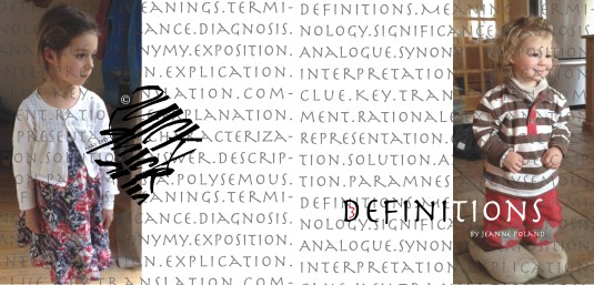 Cover of Jeanne's new book: "Definitions 3"