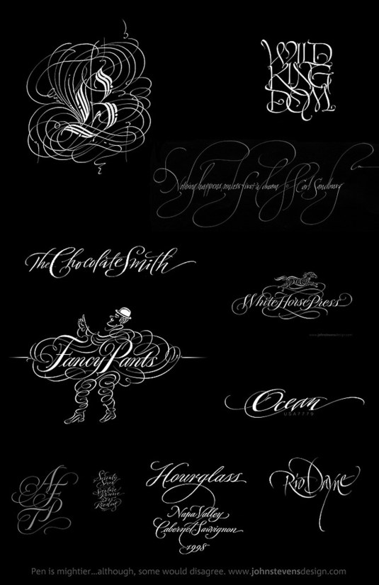 flourishes by John Stevens