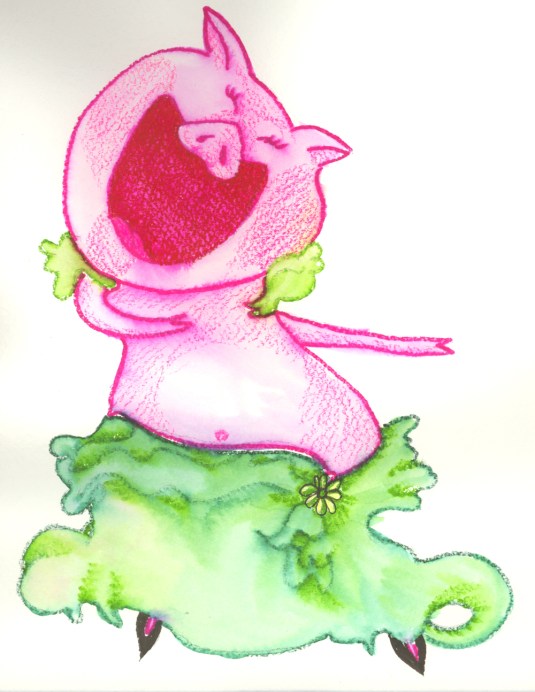 Jeanne as Diva Pig Child