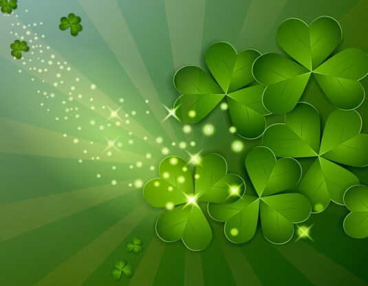shamrock-background