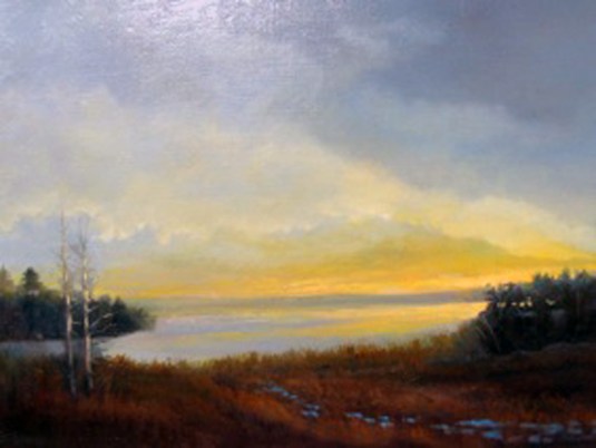 oilPaintingbyJudyReynoldsWinterHarborField