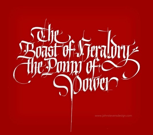 The Boast of Heraldry by John Stevens