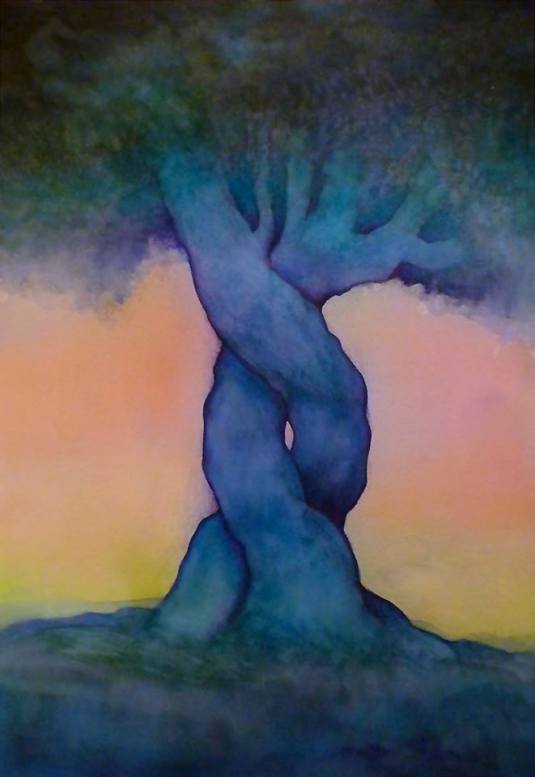 watercolor&amp;pencilptg of lovers