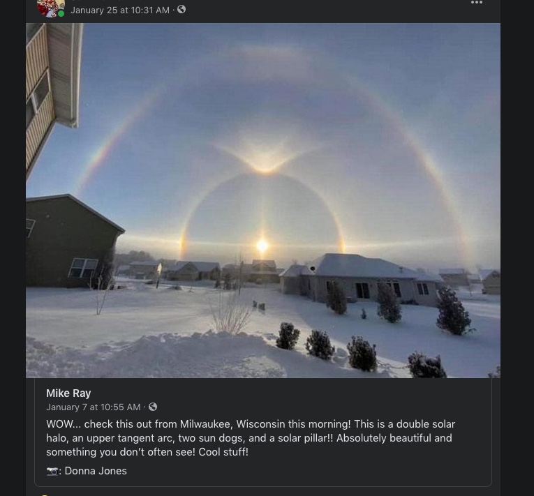 double solar halofrom Milwakee