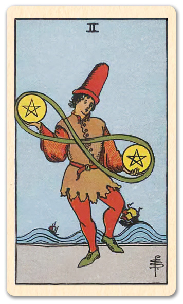 two-of-pentacles